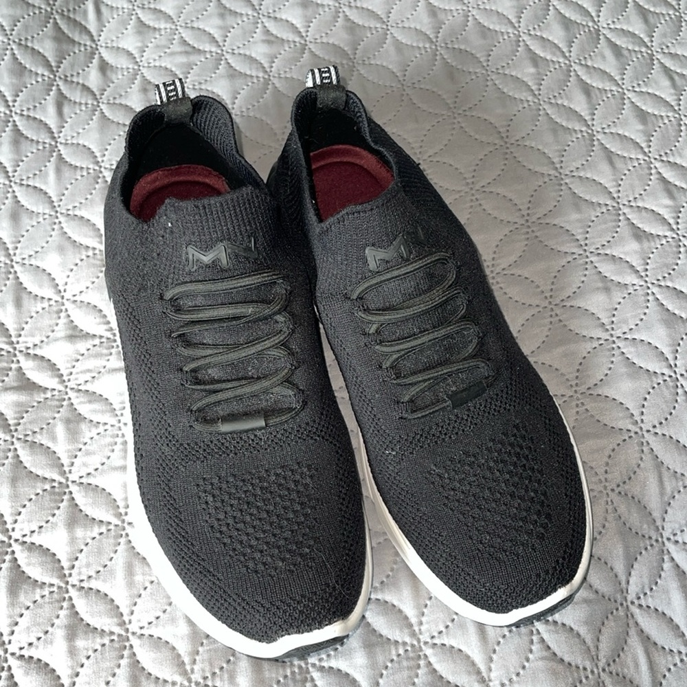Mark Nason black slip on sneakers